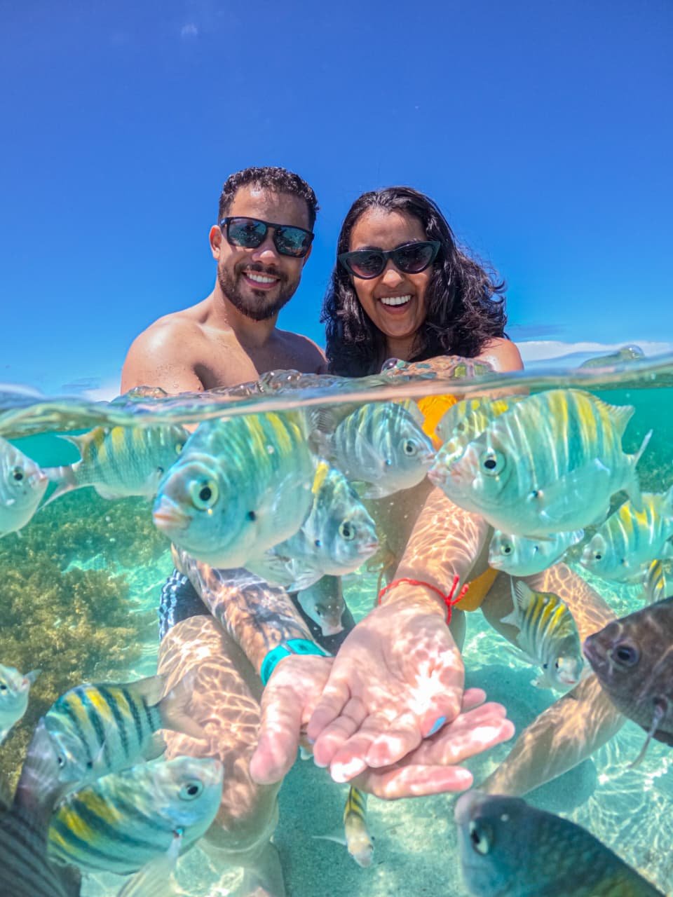 Casal no passeio
